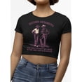 thumbnail image 1 of Lgbtq Cowboy Pride Tee Crop Tee Women's, 1 of 4
