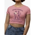 thumbnail image 1 of Lgbtq Cowboy Pride Tee Crop Tee Women's, 1 of 4