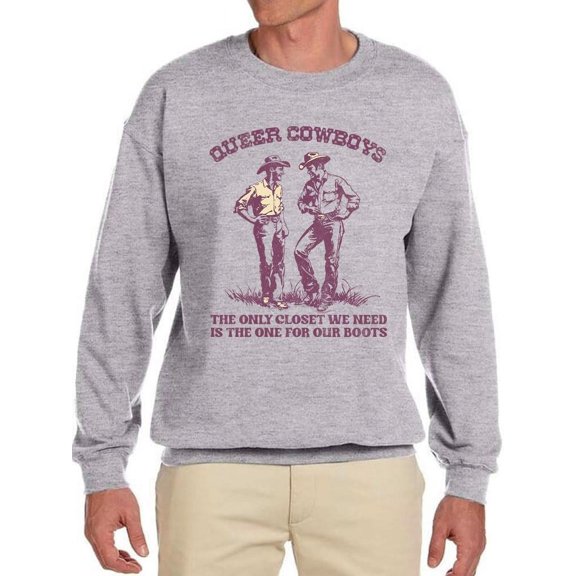 Lgbtq Cowboy Pride Tee Sweatshirt Men's