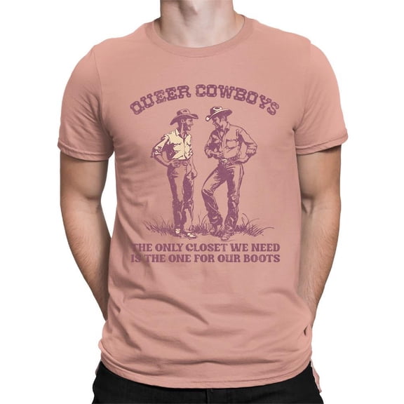 Lgbtq Cowboy Pride Tee T-shirt Color Men's