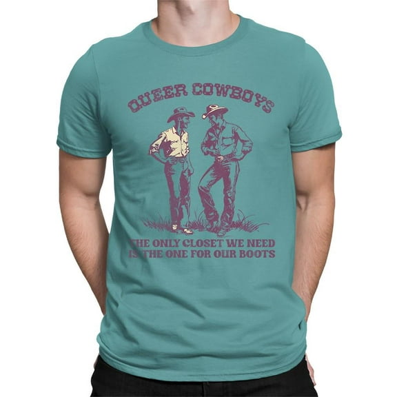 Lgbtq Cowboy Pride Tee T-shirt Color Men's