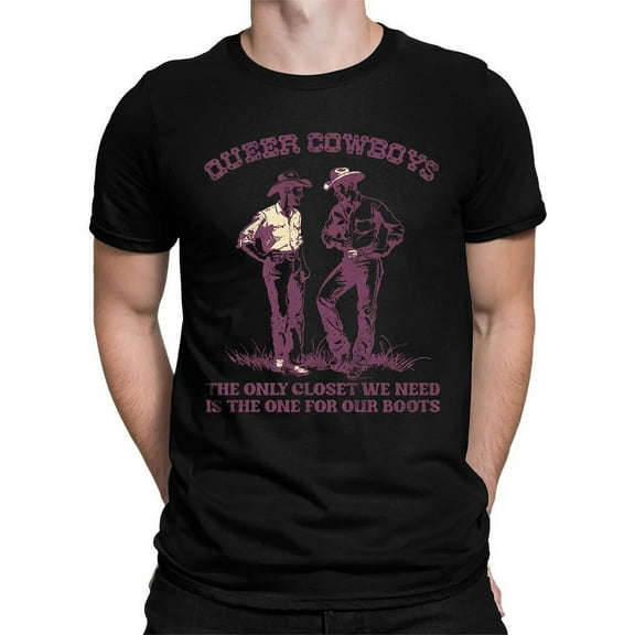 Lgbtq Cowboy Pride Tee T-shirt Men's