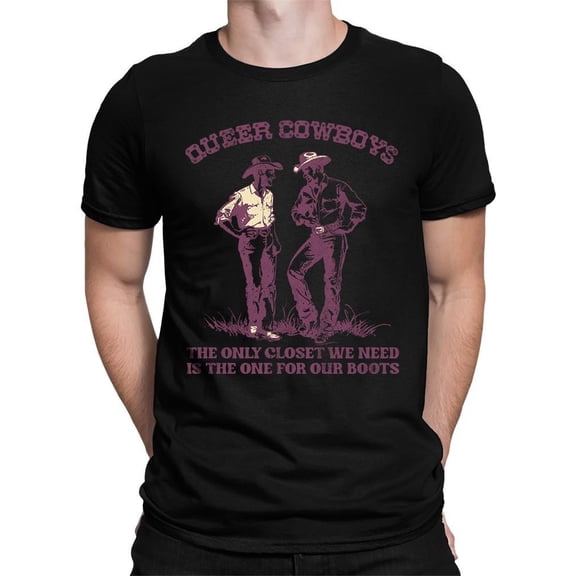 Lgbtq Cowboy Pride Tee T-shirt Men's