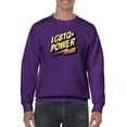 thumbnail image 1 of Lgbtq+ Power Golden Banner Sweatshirt Men -Smartprints Designs, Male 4X-Large, 1 of 4
