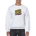thumbnail image 1 of Lgbtq+ Power Golden Banner Sweatshirt Men -Smartprints Designs, Male 4X-Large, 1 of 4