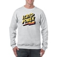 thumbnail image 1 of Lgbtq+ Power Golden Banner Sweatshirt Men -Smartprints Designs, Male Medium, 1 of 4