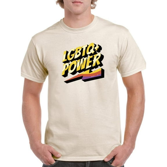 Lgbtq  Power T-Shirt Men -Smartprints Designs, Male x-Large
