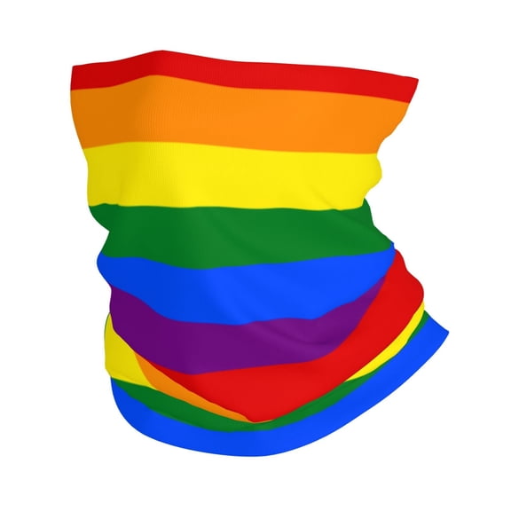 Lgbtqneck Gaiter Elastic Balaclavas Face Mask Versatile Bandana For Men Women