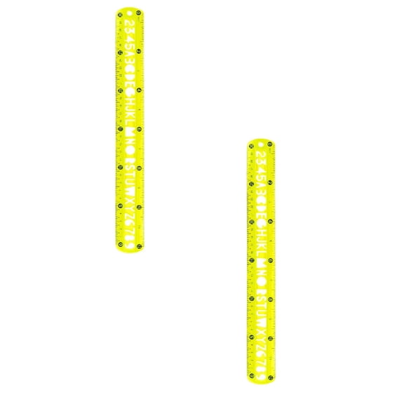 Lggsban Color Flexible Rulers 12 Inch Soft Color Flexible Rulers 12 Inch Soft Bendable Plastic Transparent Rulers Clear Straight Rule