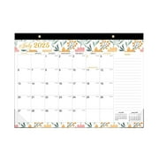 Lggsban Desk Calendar 2025-2026, 21 Months Calendar Runs from April 2025 to December 2026 - Large 17" x 12" Desktop/Wall Monthly Calendar,1PC,Yellow,Paper,Calendar