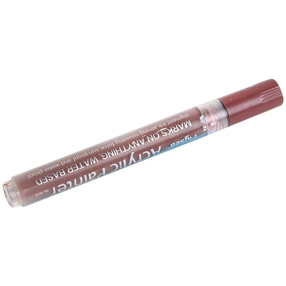 Lggsban Tip Acrylic Paint Pens Markers, Premium Acrylic Paint Pens for Wood, Canvas, Stone, Rock Painting, Glass, Ceramic Surfaces, DIY Crafts Making Art Supplies,1PC,Brown,Plastic