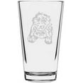 thumbnail image 1 of Lhasa Apso Dog Themed Etched All Purpose 16oz Libbey Pint Glass, 1 of 1