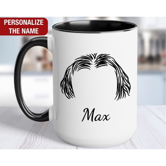 Lhasa Apso Ears Outline Mug Lhasa Apso Personalized Cup Lhasa Apso Mug Lhasa Apso Coffee C