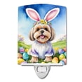 thumbnail image 1 of Lhasa Apso Easter Egg Hunt Ceramic Night Light 4 in x 6 in, 1 of 3