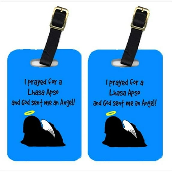 Lhasa Apso Luggage Tags- Pair - 2