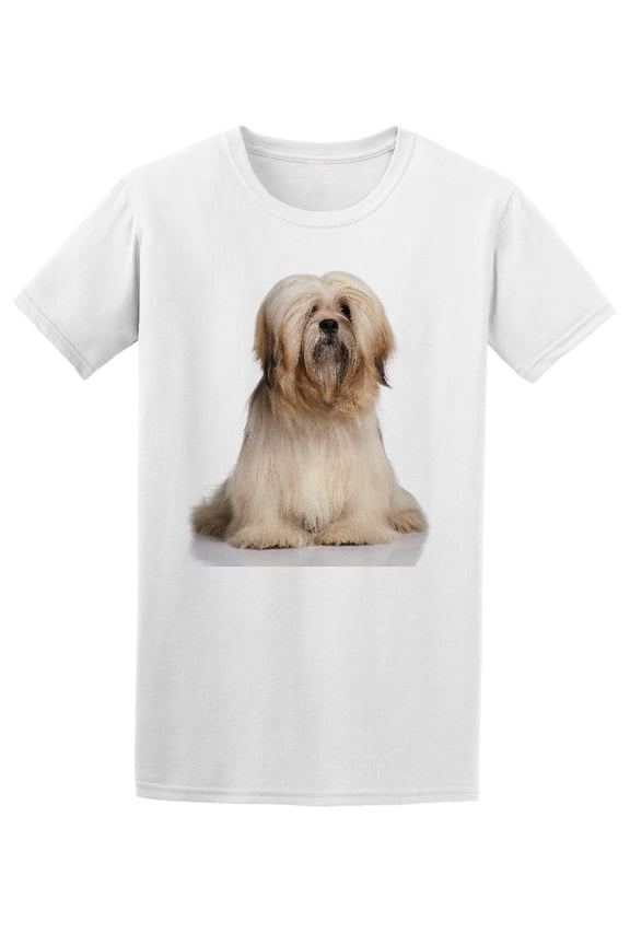 Lhassa Apso Long Hair Tee Men's -Image by Shutterstock