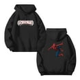 thumbnail image 1 of Lheaggik Anime Spider Web Hoodie Cartoon Hero Graphic Long Sleeve Streetwear Women Men Hooded Sweatshirt Funny Clothes M, 1 of 5