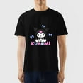 thumbnail image 1 of Lheaggik Cute Cartoon T-Shirt Men Women Crew Neck Shirt Cosplay Short Sleeve Kuro-mi Shirts Black XL, 1 of 5