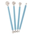 thumbnail image 1 of CHICHUMID Clay Shaping Tool Stainless Steel For Beginners 4Pcs 5.2x0.7in, 1 of 8