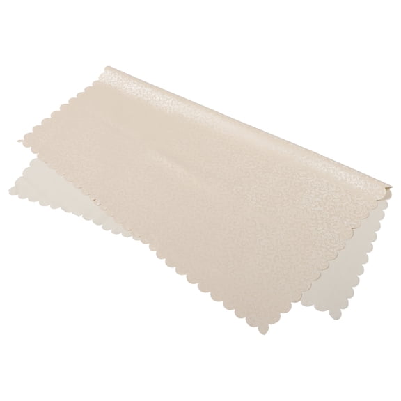 Lhio  Prote Vinyl Tablecloth with Flannel Backing Stretchy Covers