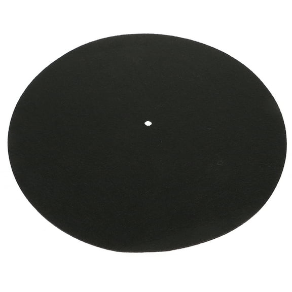 Lhio Vinyl Record Player Mat Gramophone Anti-slip Scrubber Turntable Tape Recorder Black