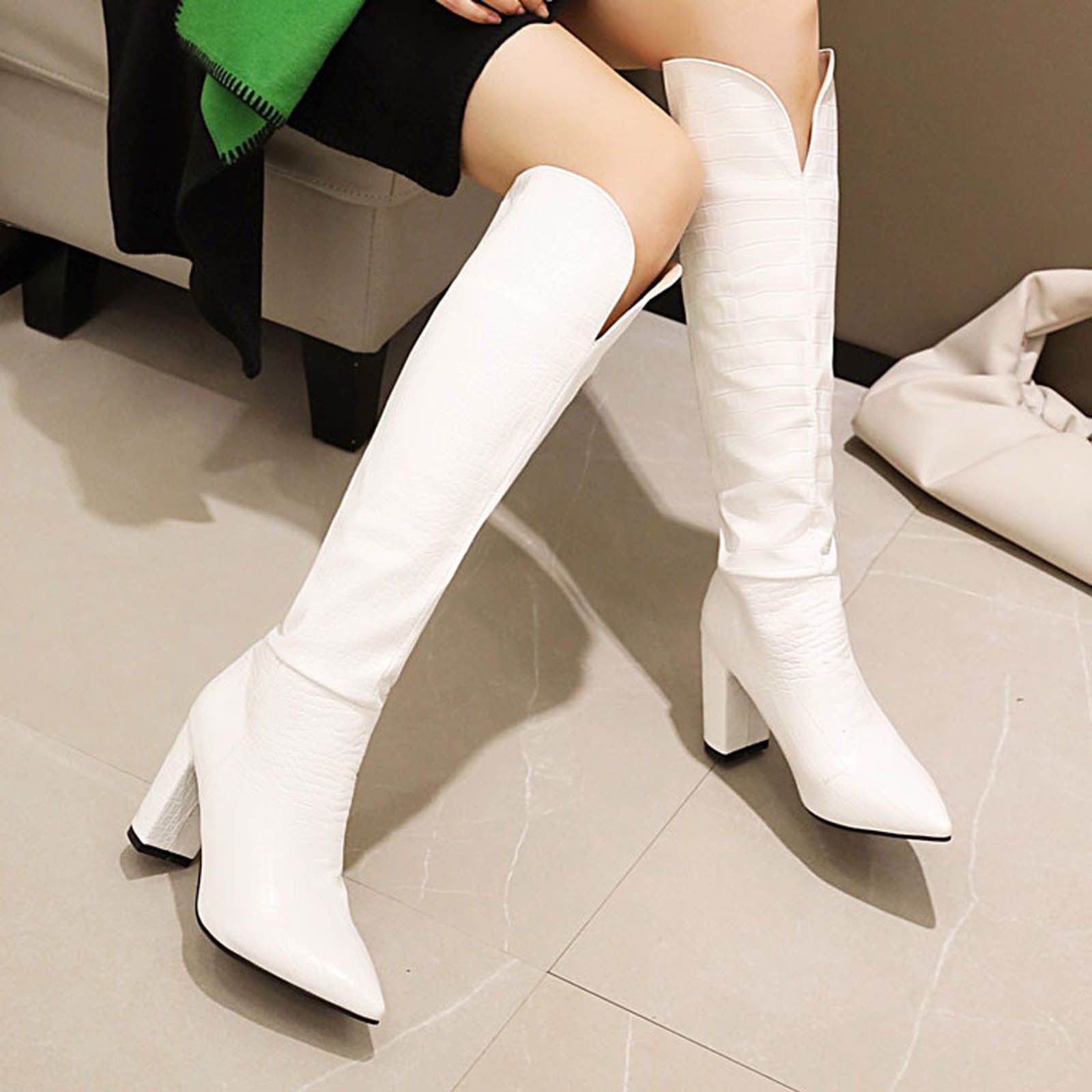 Knee high boots deals for plus size women