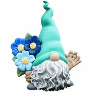 Lhked Easter Decorations Clearance Garden Gnome Statue Collectible Figurines Miniature Resin Statue Gardening Gnome