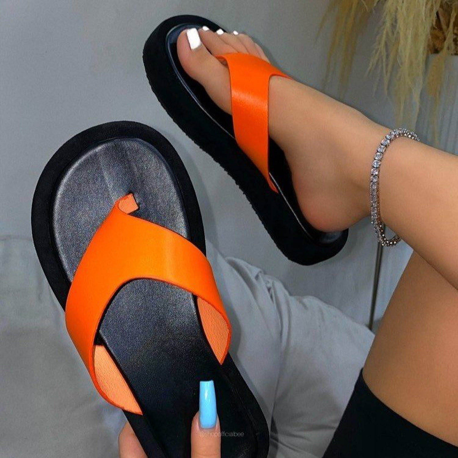 Lhked Flip Flops Women With Comfortable Indoor And Outdoor Thong