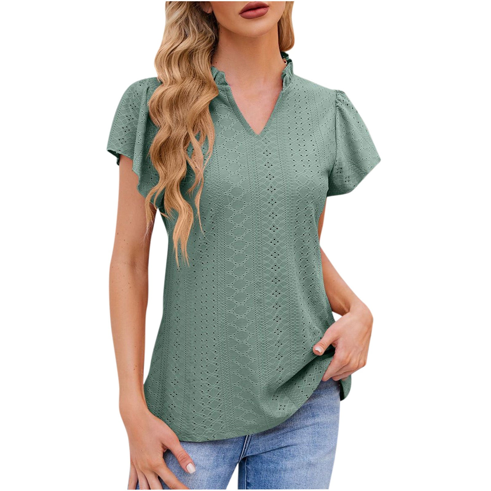 Lhked Womens Shirts for Summer Shirts for Women on Clearance