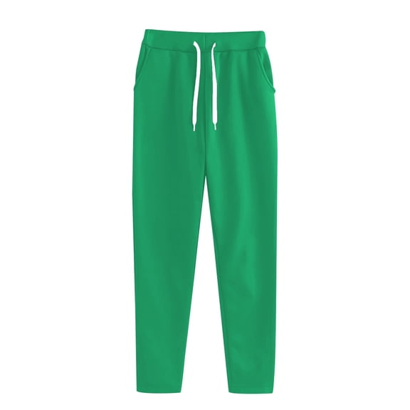 Lhpant Women's Joggers Pants Lightweight Athletic Leggings Tapered Lounge Pants for Workout, Yoga, Running Green M