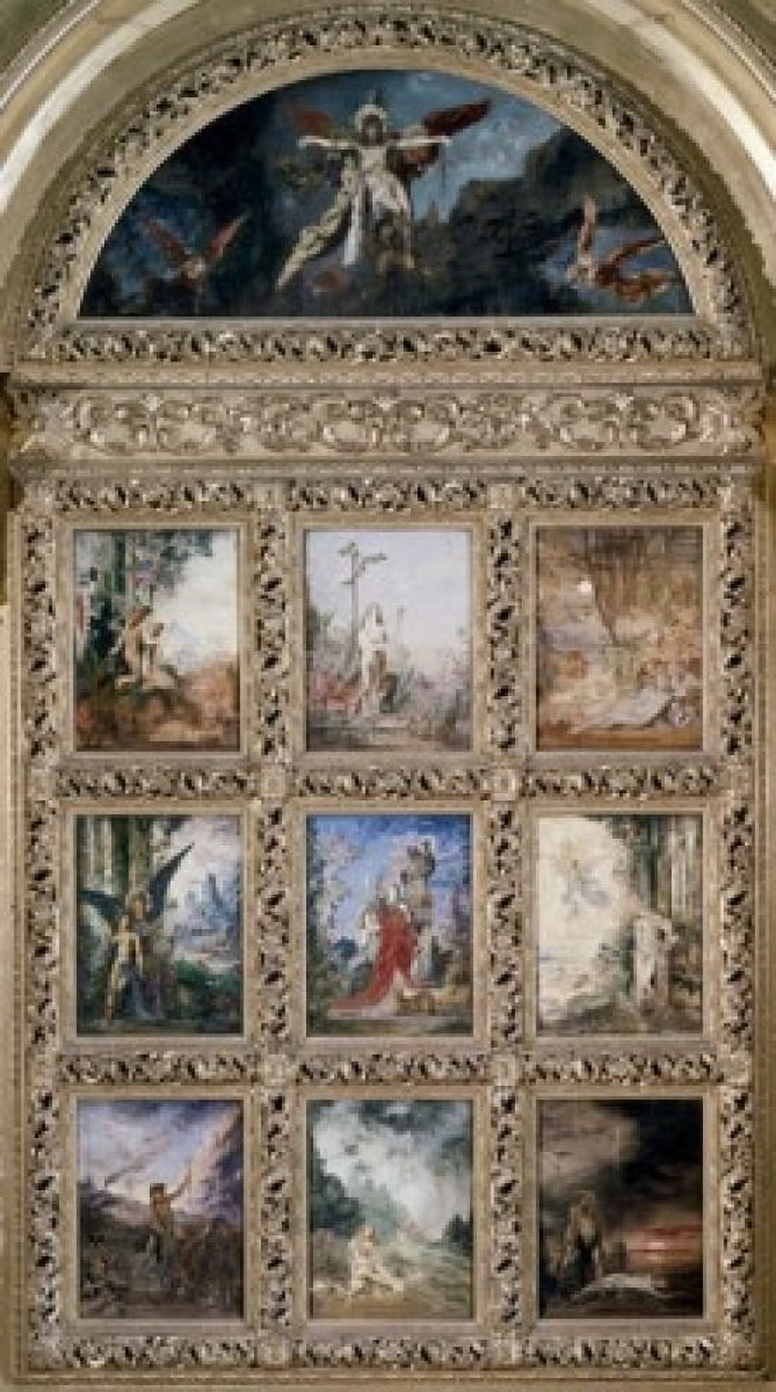 Lhumanite Humanity Gustave Moreau (1826-1898 French) Musee Gustave Moreau Paris France Canvas Art - Gustave Moreau (24 x 36)