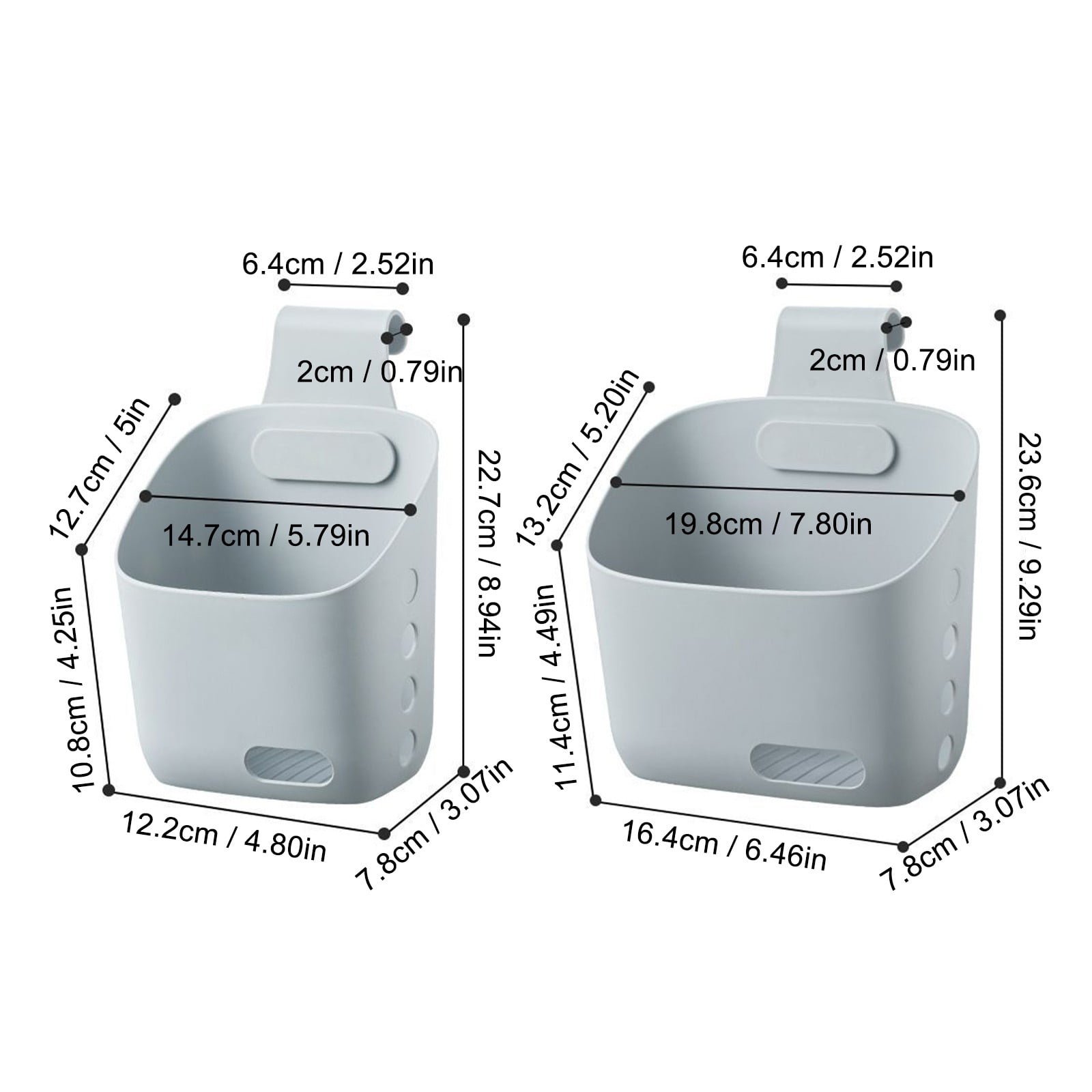 Lhxiqxz 50 off Clear! Hanging Plastic Basket With Hooks Bathroom