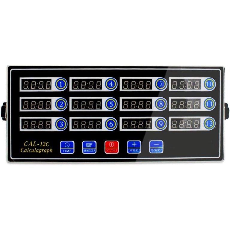 Commercial Digital Kitchen Timer 8 Channel Cooking Timer Reminder LED  Display 