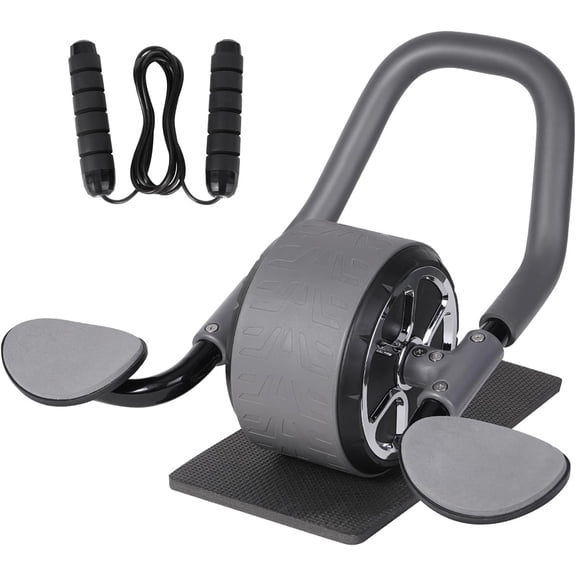 Li Fitness Rebound Elbow Support Abdominal Wheel with Jump Rope