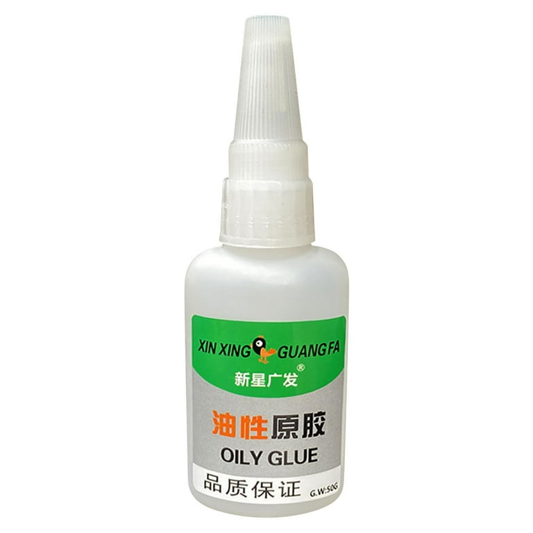 Li HB Store Oily Glue Oily Glue Superglue 502 Glue 50ml Tools or office  Clearance,White