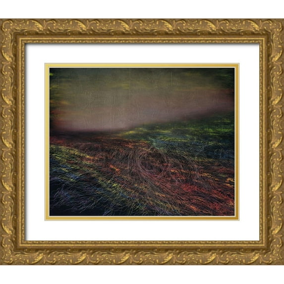 Li, Heng 24x20 Gold Ornate Wood Framed with Double Matting Museum Art Print Titled - Ohne Titel 1517