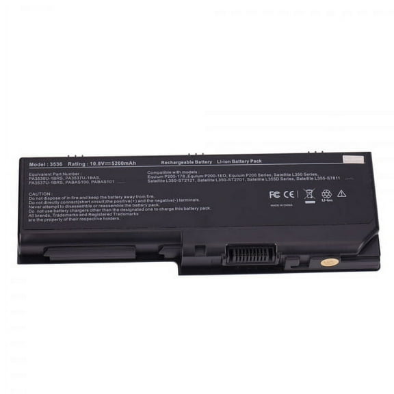 Li-ION Notebook/Laptop Battery for Toshiba Satellite L355-S7811 L355-S7834 L355-S7835 L355-S7837 L355-S7902 L355-S79023 L355D-S7825 P205-S6348 P205-S7482 P305-S8844 P305D-S8816 P305D-S8834 X205-S9810