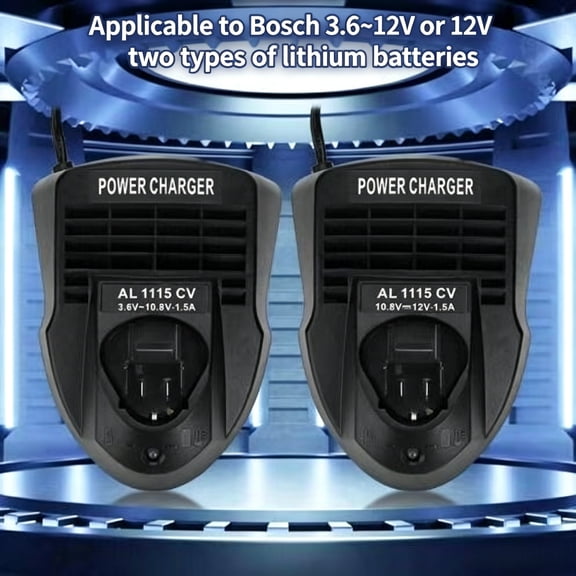 Li Ion Battery Charger Replacement for Bosch 10.8V 12V Power Tools US Plug Black 1 x Battery Charger Compatible Manufacturer Equipments Chargers