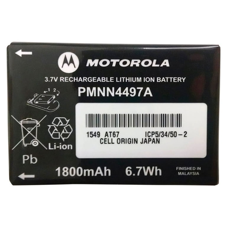 Li-Ion Battery for CLS Series Radios, 3.7 V, 1800 mAh Li-Ion Battery for CLS Series Radios, 3.7 V, 1800 mAh