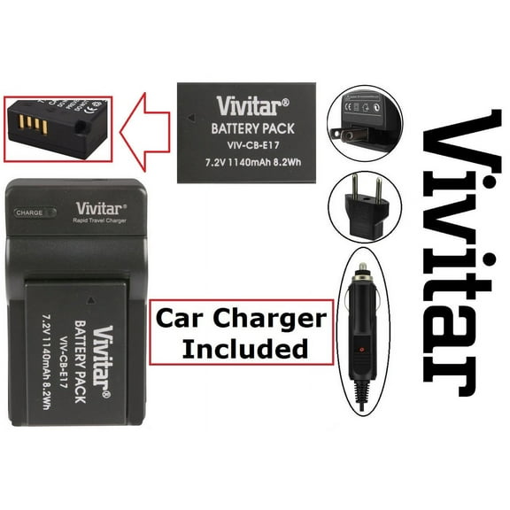 Li-Ion Hi Capacity LP-E17 Battery With Charger For Canon EOS R10 R50 R100 R8