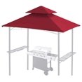 Li Jin Peng Double Tiered Replacement Canopy for 8x5Ft Barbecue Gazebo