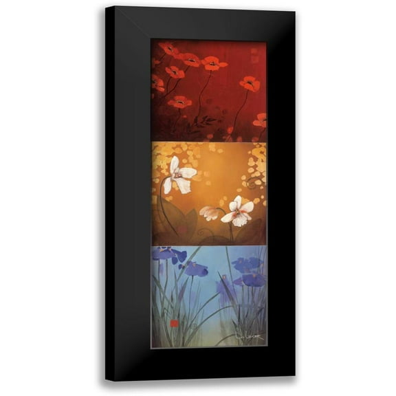 Li-Leger, Don 11x24 Black Modern Framed Museum Art Print Titled - Aura