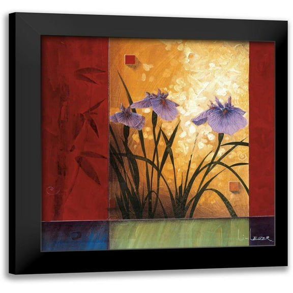 Li-Leger, Don 12x12 Black Modern Framed Museum Art Print Titled - Garden Notes