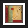 thumbnail image 1 of Li-Leger, Don 12x12 Black Ornate Wood Framed with Double Matting Museum Art Print Titled - Spring Chorus, 1 of 4