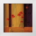 thumbnail image 1 of Li-Leger, Don 12x12 White Modern Wood Framed Museum Art Print Titled - Poppy Tile I, 1 of 4