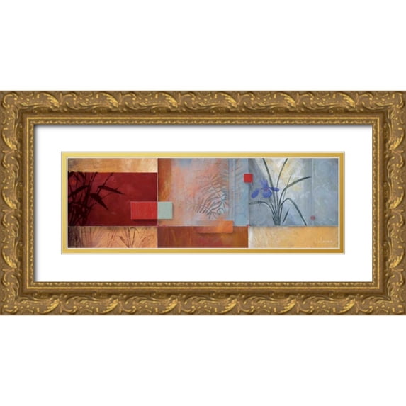 Li-Leger, Don 14x7 Gold Ornate Wood Framed with Double Matting Museum Art Print Titled - Nikis Spa