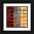 thumbnail image 1 of Li-Leger, Noah 15x15 Black Ornate Wood Framed with Double Matting Museum Art Print Titled - Cubed, 1 of 4