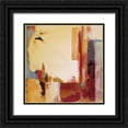 thumbnail image 1 of Li-Leger, Noah 26x26 Black Ornate Wood Framed with Double Matting Museum Art Print Titled - Jazz Notes II, 1 of 4