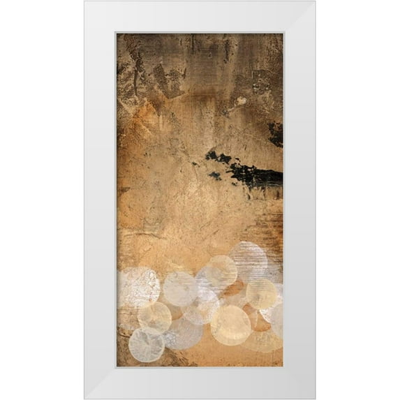 Li-Leger, Noah 9x14 White Modern Wood Framed Museum Art Print Titled - Pearl Essence I
