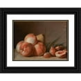 thumbnail image 1 of Lié Louis Périn-Salbreux 14x11 Black Ornate Wood Framed Double Matted Museum Art Print Titled: Fisheries and Pears, 1 of 5